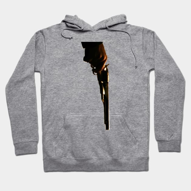 Revolver Hoodie by Buff Geeks Art